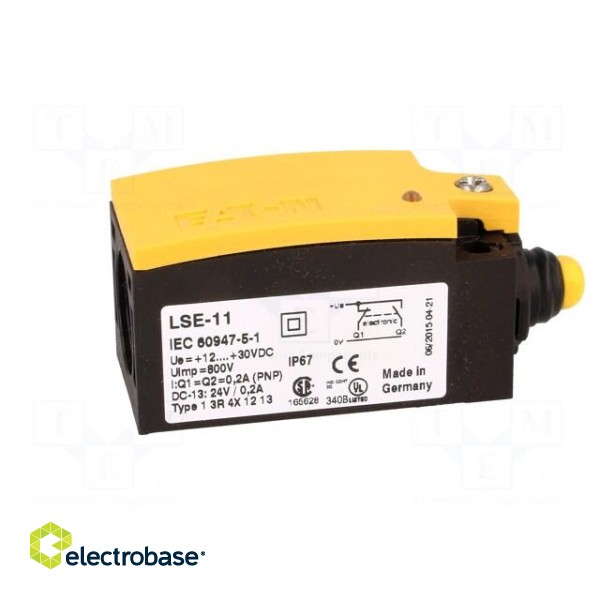 Limit switch | PNP / NO + NC | 12÷30VDC | IP66 | No.of mount.holes: 2 image 7