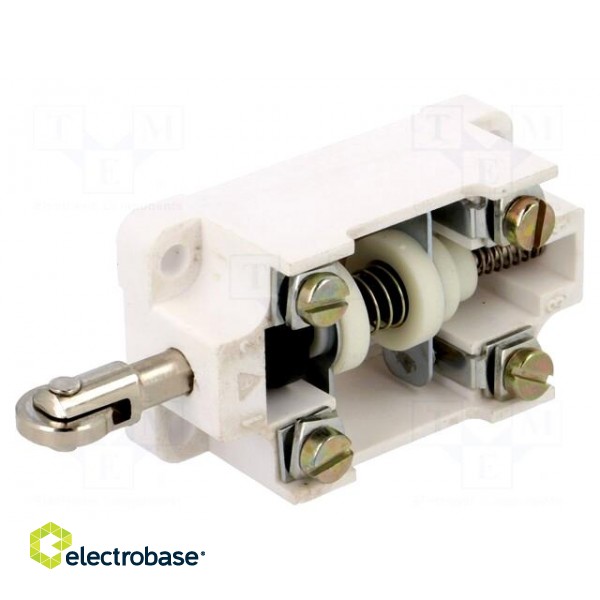 Limit switch | pusher with orthogonal roller | NO + NC | 16A | IP00 image 1