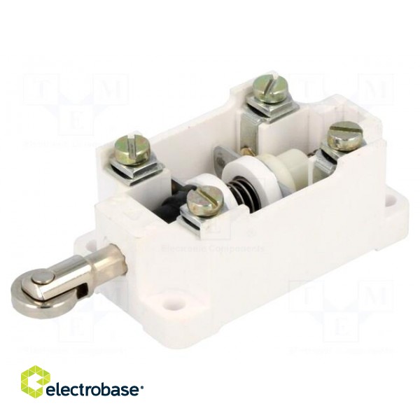 Limit switch | pusher with parallel roller | NO + NC | 16A | IP00 фото 1