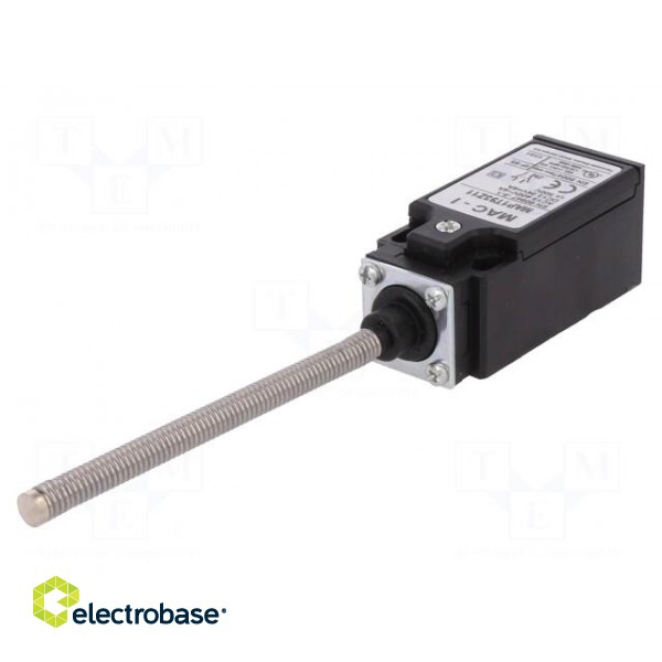 Limit switch | spring length 117mm | NO + NC | 10A | max.400VAC | IP65 image 1