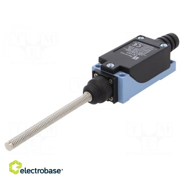 Limit switch | spring, total length 100mm | NO + NC | 5A | IP65 image 1