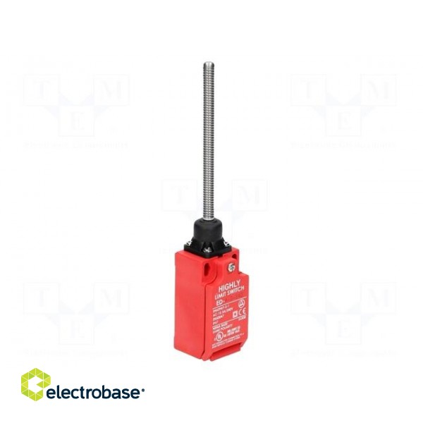 Limit switch | spring, total length 116,8mm | NO + NC | 5A | PG11 image 1