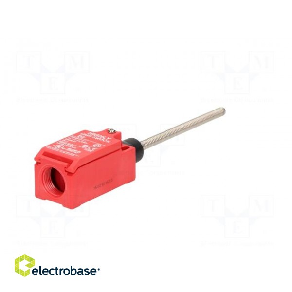 Limit switch | spring, total length 116,8mm | NO + NC | 5A | PG11 image 2