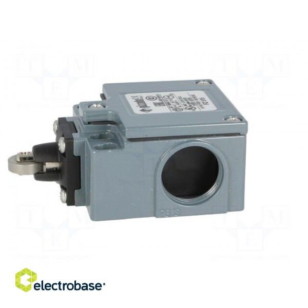 Limit switch | steel roller Ø12mm | NO + NC | 10A | max.500VAC | IP67 image 3