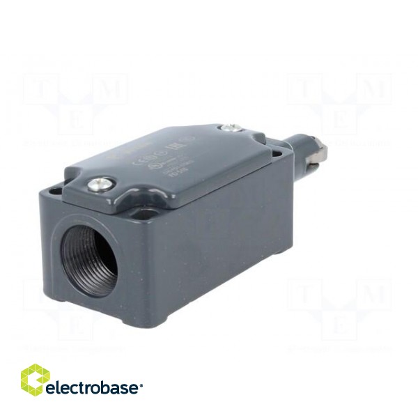 Limit switch | steel roller Ø13mm | NO + NC | 10A | max.500VAC | IP67 image 6