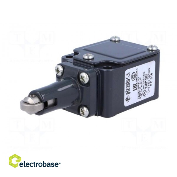 Limit switch | steel roller Ø13mm | NO + NC | 6A | 400VAC | PG11 | IP67 image 2