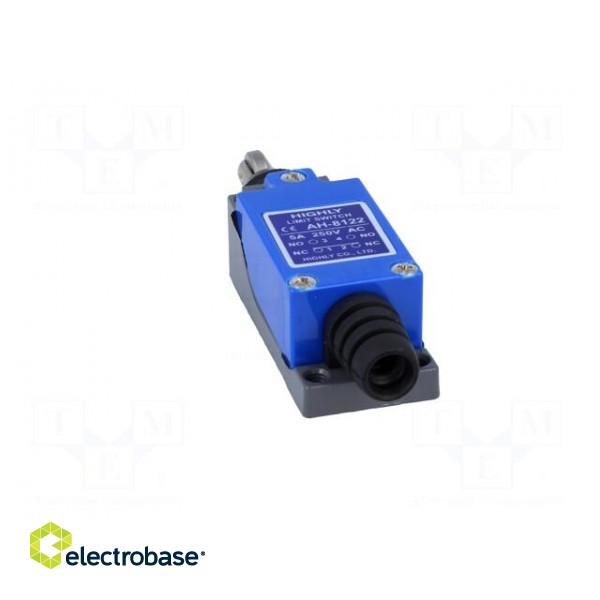 Limit switch | transversal metal roller Ø12,4mm | NO + NC | 5A image 9