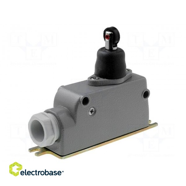 Limit switch | transversal plastic roller | SPDT | 6A | max.400VAC