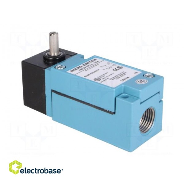 Limit switch | without lever | NO + NC | 10A | max.240VAC | max.240VDC image 4