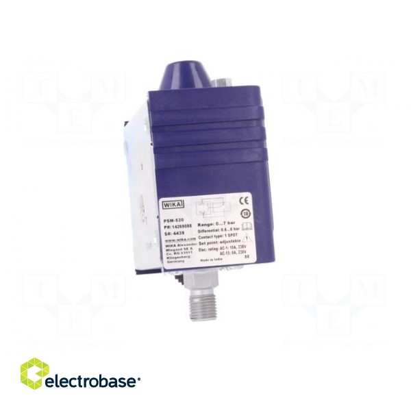 Module: pressure switch | pressure | 0÷7 bar | OUT 1: SPDT,relay paveikslėlis 7