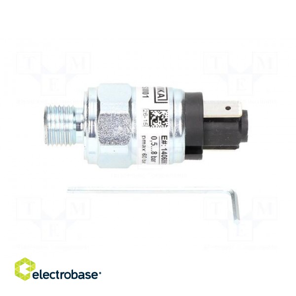 Module: pressure switch | relative pressure | 0.5÷8 bar | 5÷50VAC image 3