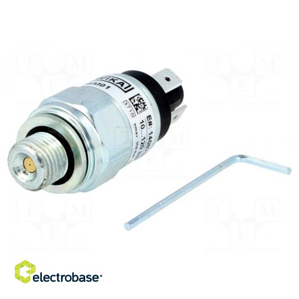 Module: pressure switch | relative pressure | 10÷120 bar | 5÷50VAC image 1