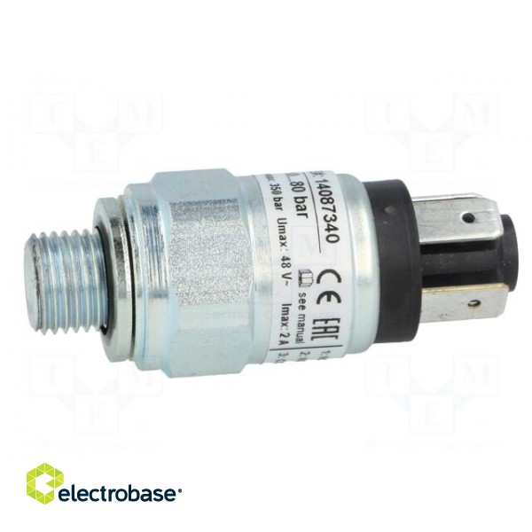 Module: pressure switch | relative pressure | 10÷80 bar | 5÷50VAC image 3