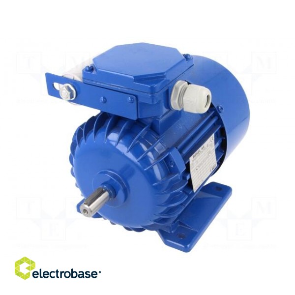 Motor: AC | 1-phase | 0.37kW | 230VAC | 1370rpm | 2.6Nm | IP54 | 2.9A | arms image 1
