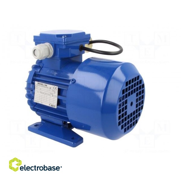 Motor: AC | 1-phase | 0.37kW | 230VAC | 1370rpm | 2.6Nm | IP54 | 2.9A | arms image 4