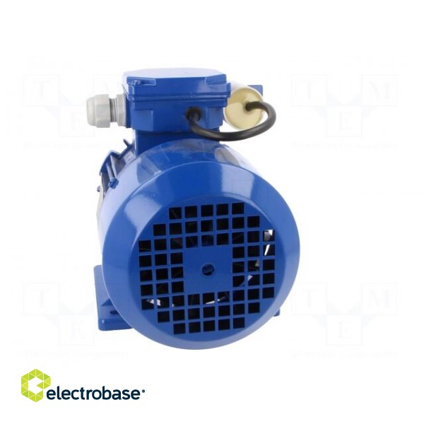 Motor: AC | 1-phase | 0.37kW | 230VAC | 1370rpm | 2.6Nm | IP54 | 2.9A | arms image 5