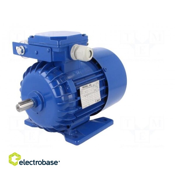 Motor: AC | 1-phase | 0.37kW | 230VAC | 1370rpm | 2.6Nm | IP54 | 2.9A | arms image 2