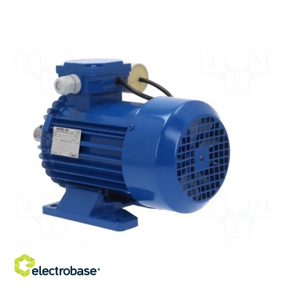 Motor: AC | 1-phase | 1.1kW | 230VAC | 1370rpm | 7.7Nm | IP54 | 7.2A | arms image 4