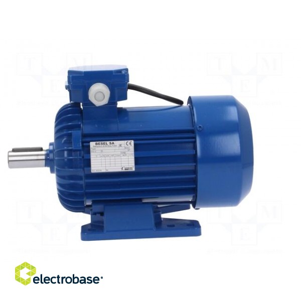 Motor: AC | 1-phase | 1.1kW | 230VAC | 1370rpm | 7.7Nm | IP54 | 7.2A | arms image 3