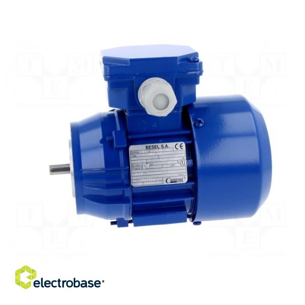 Motor: AC | 60W | 230/400VAC | 1400rpm | continuous operation S1 | IP54 image 3