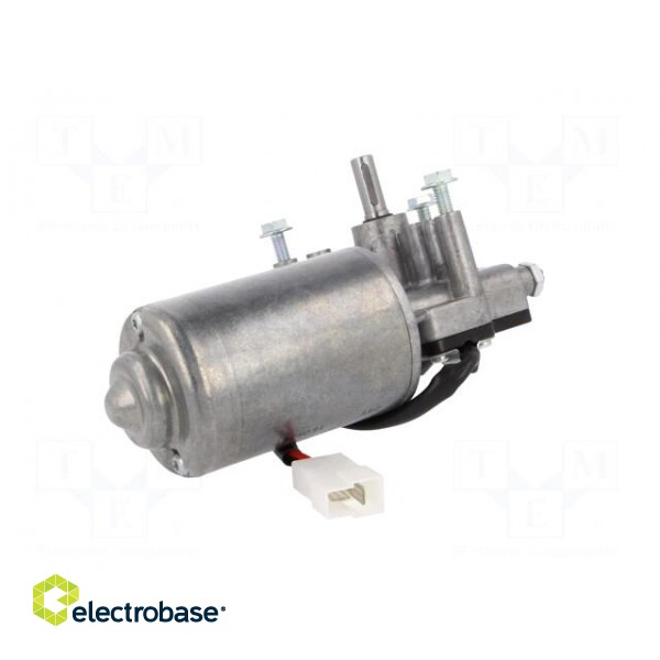 Motor: DC | 24VDC | 40rpm | worm gear | 5Nm | IP53 | Trans: 62: 1 | 2.5A image 6