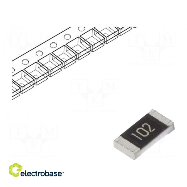 Resistor: thick film | SMD | 1206 | 1kΩ | 500mW | ±5% | -55÷155°C