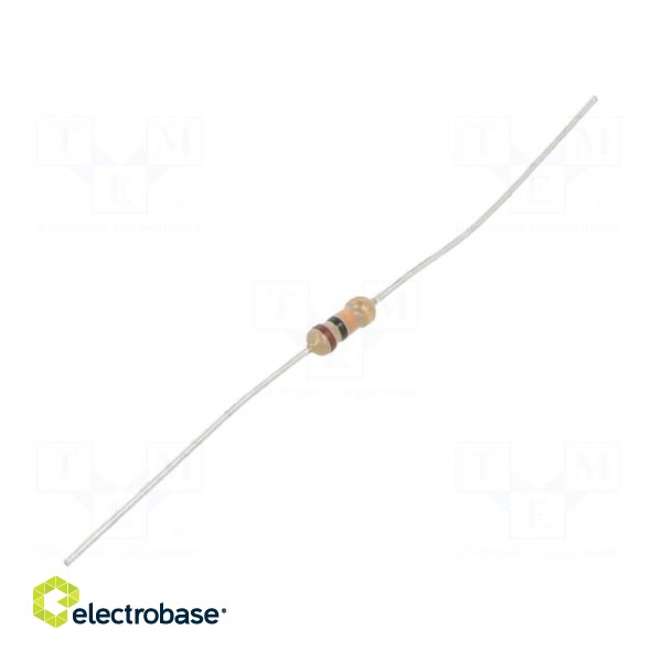 Resistor: carbon film | 10kΩ | 250mW | ±5% | Ø2.4x6.3mm | axial