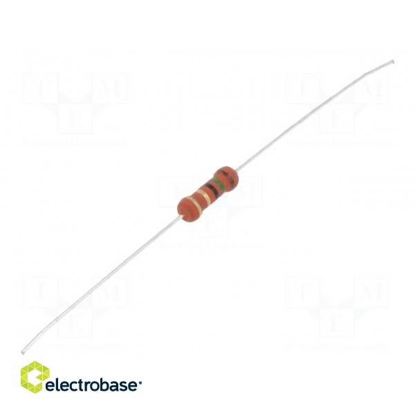 Resistor: metal film | fusible | THT | 15Ω | 500mW | ±5% | Ø3x9mm | axial