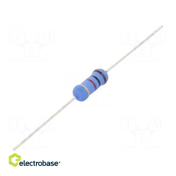 Resistor: metal oxide | 1kΩ | 2W | ±5% | Ø5x12mm | -55÷155°C