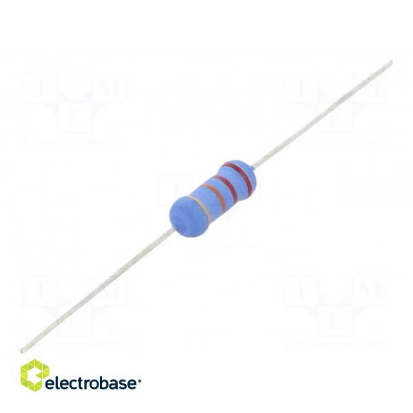 Resistor: metal oxide | 22kΩ | 2W | ±5% | Ø5x12mm | -55÷155°C