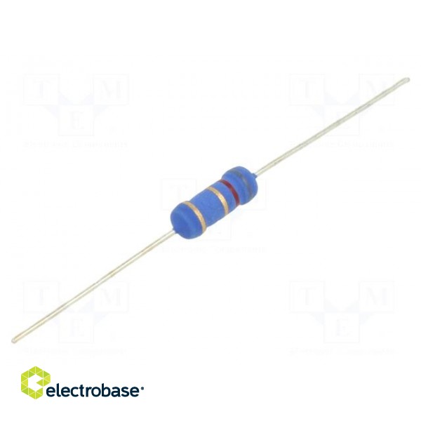 Resistor: metal oxide | 8.2Ω | 2W | ±5% | Ø5x12mm | -55÷155°C