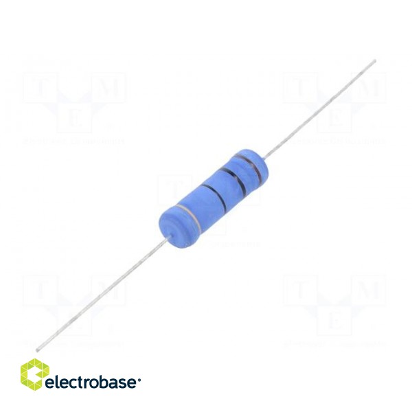 Resistor: metal oxide | THT | 10Ω | 5W | ±5% | Ø8.5x26mm