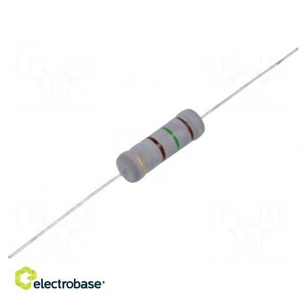 Resistor: metal oxide | THT | 150Ω | 5W | ±5% | Ø8.5x26mm