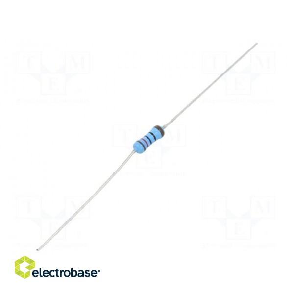 Resistor: thin film | THT | 120Ω | 600mW | ±1% | Ø2.5x6.5mm | -55÷155°C