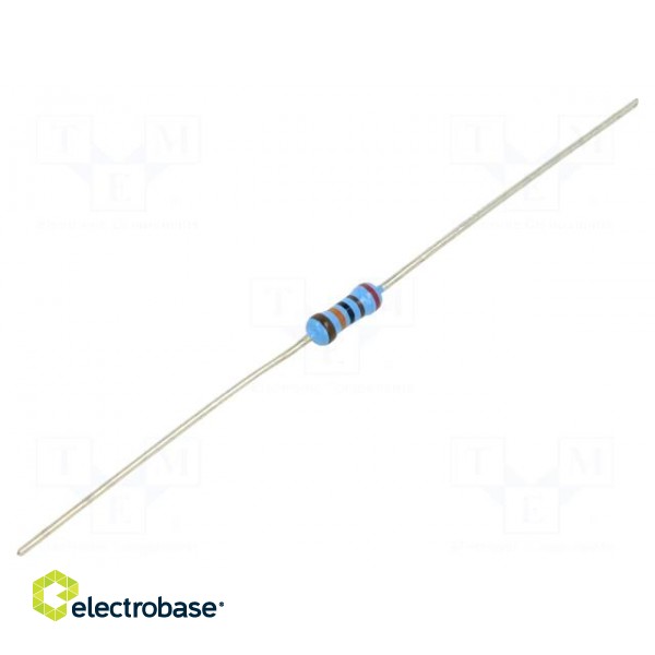 Resistor: thin film | THT | 210kΩ | 600mW | ±1% | Ø2.5x6.5mm | 50ppm/°C