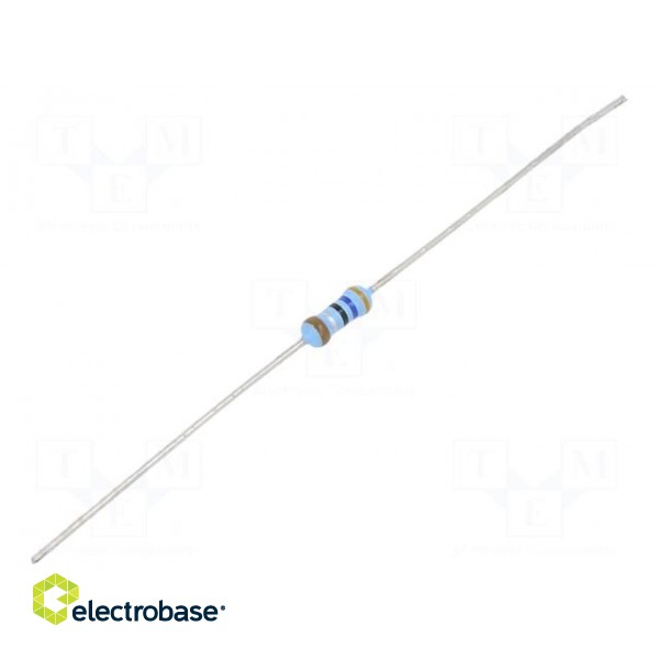 Resistor: thin film | THT | 3.6Ω | 600mW | ±1% | Ø2.5x6.5mm | 50ppm/°C