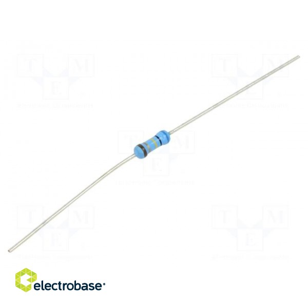 Resistor: thin film | THT | 60.4Ω | 600mW | ±1% | Ø2.5x6.5mm | 50ppm/°C