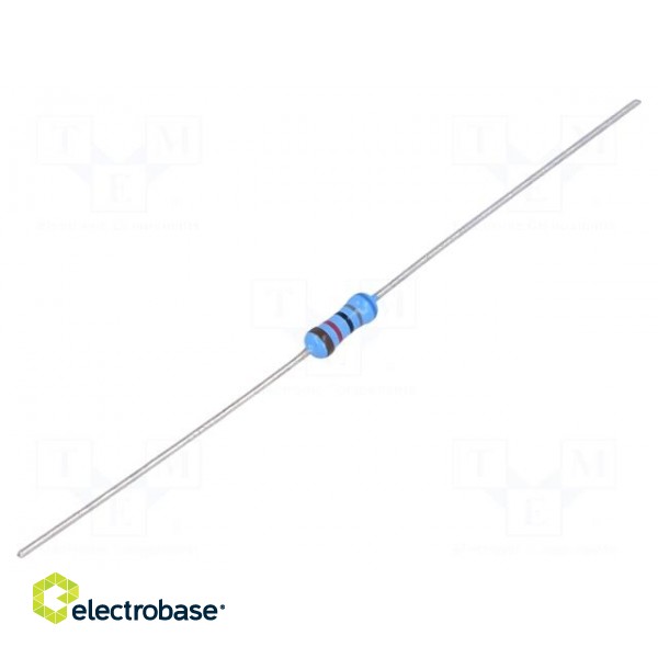 Resistor: thin film | THT | 68kΩ | 600mW | ±1% | Ø2.5x6.5mm | 50ppm/°C