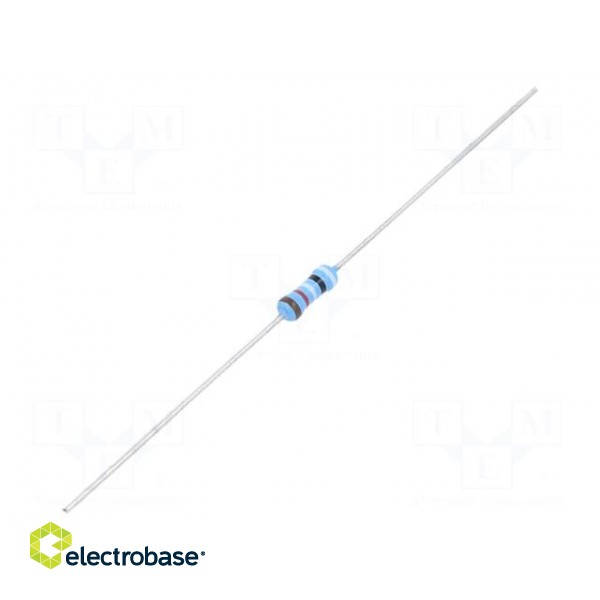 Resistor: thin film | THT | 90.9kΩ | 600mW | ±1% | Ø2.5x6.5mm | 50ppm/°C