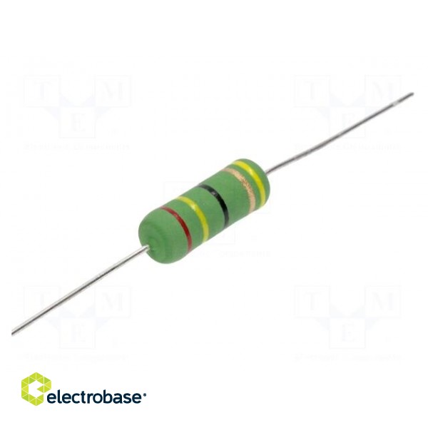 Resistor: wire-wound | high voltage | THT | 82Ω | 3W | ±5% | Ø6.5x17.5mm