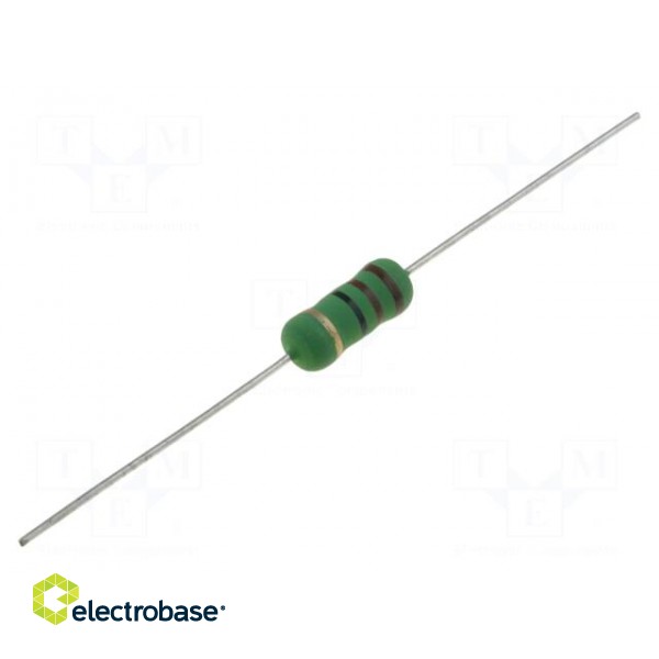 Resistor: wire-wound | high voltage | THT | 11Ω | 1W | ±5% | Ø5x12mm