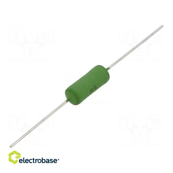 Resistor: wire-wound | THT | 10Ω | 5W | ±5% | 7.5x18mm | -50÷250°C | axial