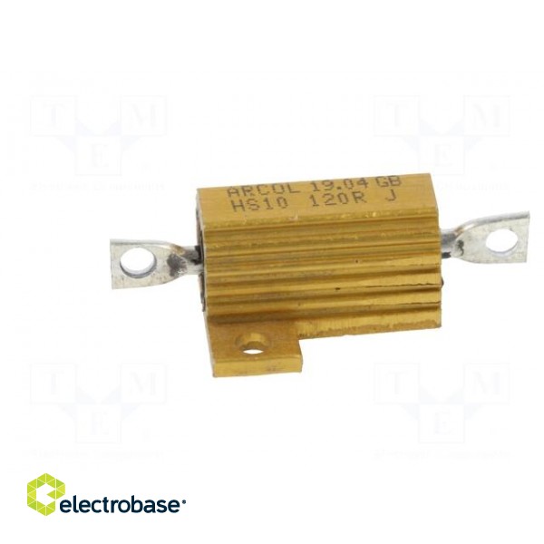 Resistor: wire-wound | with heatsink | screw | 120Ω | 10W | ±5% image 3