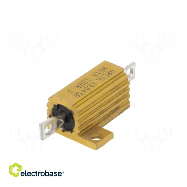 Resistor: wire-wound | with heatsink | screw | 120Ω | 10W | ±5% image 6