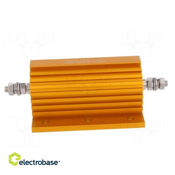 Resistor: wire-wound | with heatsink | screw | 2kΩ | 250W | ±1% image 7