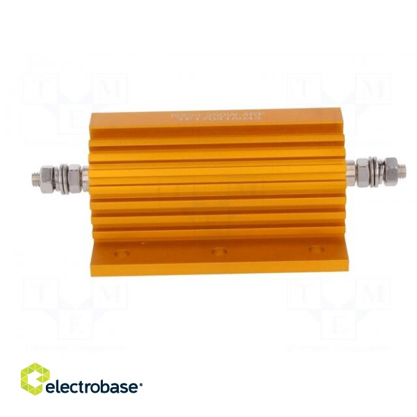 Resistor: wire-wound | with heatsink | screw | 4Ω | 250W | ±1% | 50ppm/°C image 3