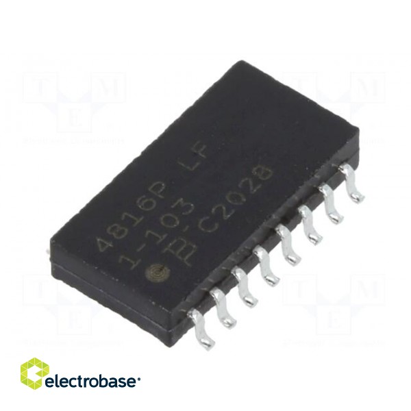 Resistor network: Y | SMD | 10kΩ | ±1% | 1.28W | No.of resistors: 8 | 50V