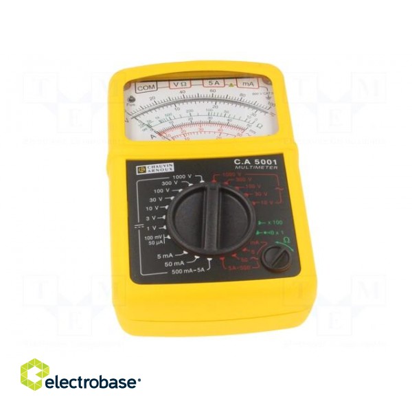 Analogue multimeter | Features: blown fuse indicator | 500g | IP40 image 6