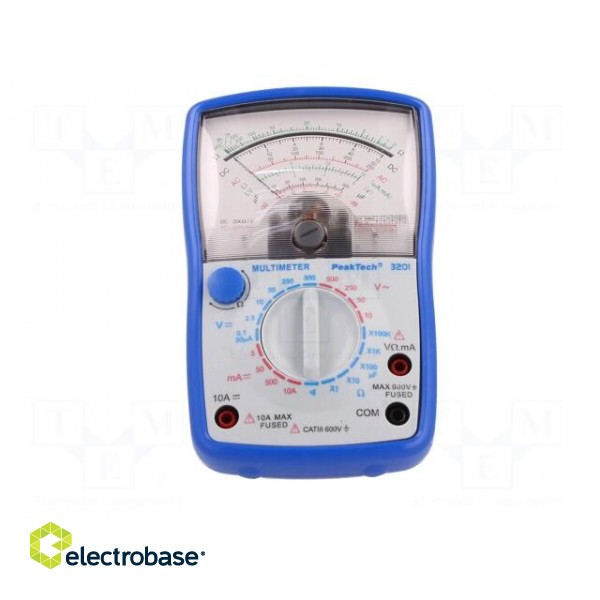 Analogue multimeter | Features: impact resistant holster | 370g image 4