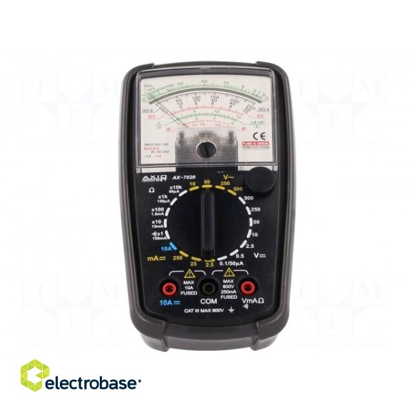 Analogue multimeter | Features: universal | VAC: 10/50/250/500V image 2